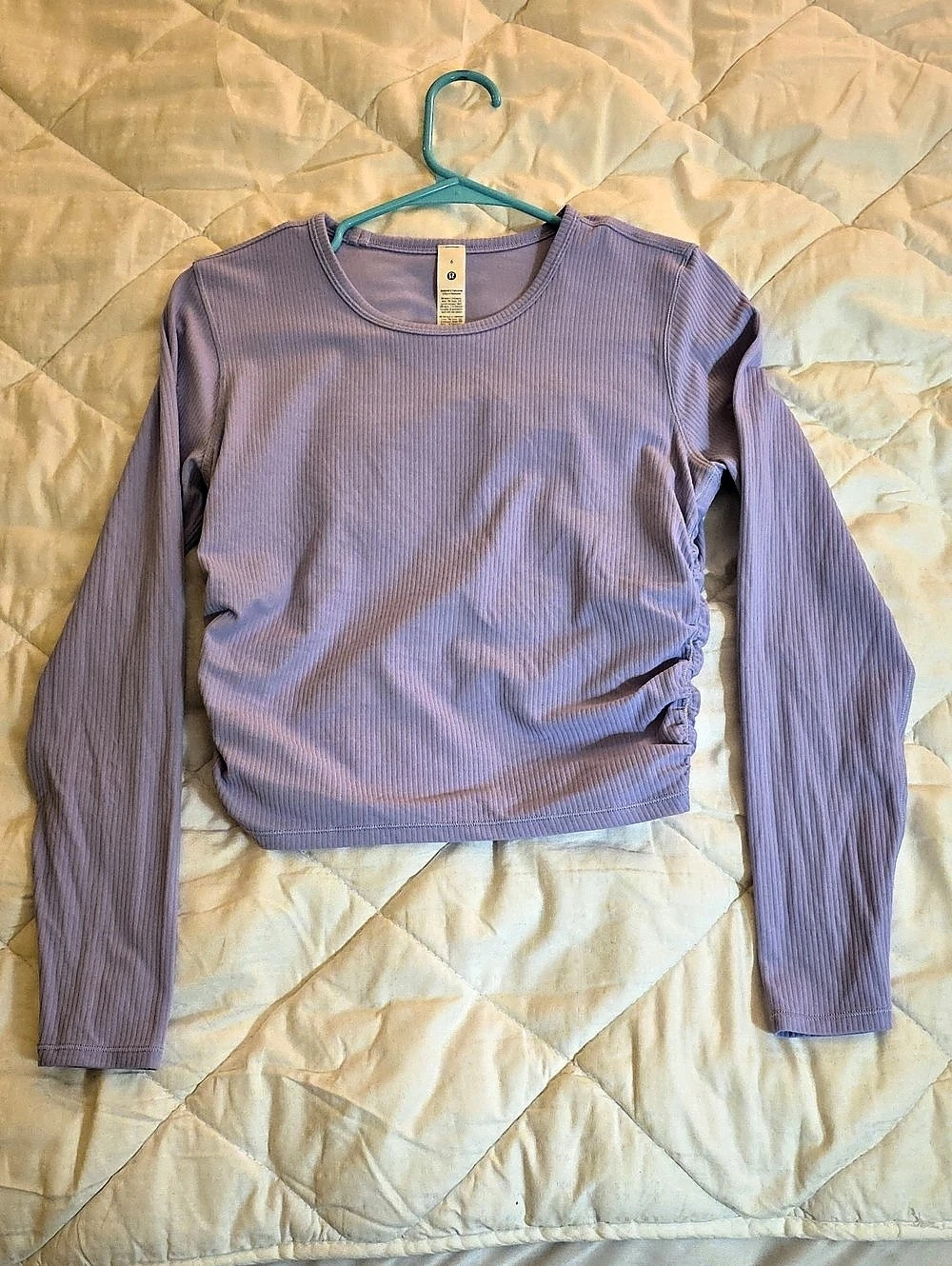 lululemon All It Takes Long Sleeve *Ribbed Nulu Long Sleeve Ruching Top in
